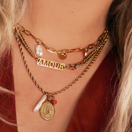 Schmucksets Schmuck Inspiration mit Gliederketten und Armbändern