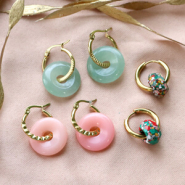 Schmucksets Lassen Sie sich inspirieren und kreieren Sie wunderschönen Schmuck mit Anhängern und Perlen aus Naturstein.    