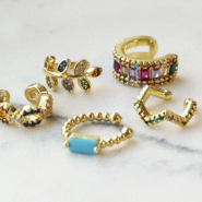 Schmucksets So stylen Sie die neuen Ohrklemmen mit Zirkonia 