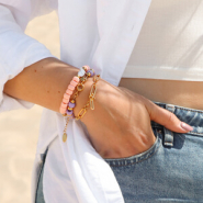 Schmucksets Angesagten Schmuck mit Rondellen Acrylperlen gestalten