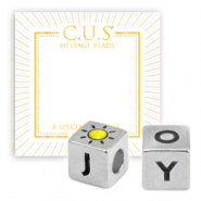 Perlen / Anhänger C.U.S® Schmuck Message Beads