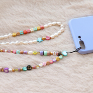 Schmucksets Trendige Buchstabenperlen aus Acryl für farbenfrohe Telefonketten