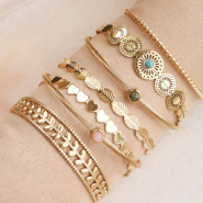 Schmucksets Elegante Armreifen aus Edelstahl