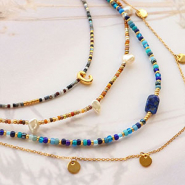 Schmucksets Minimalistische Schmuckdesigns mit Miyuki-Perlen-Mix