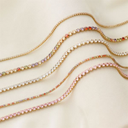 Schmucksets So präsentieren Sie Ketten und Armbänder aus Edelstahl mit Zirkonias