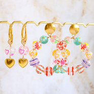 Schmucksets Farbenfrohe Ohrringdesigns mit Glasperlen