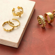 Schmucksets Edelstahlringe attraktiv präsentieren - so gehts