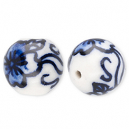 Perlen / Anhänger Delft Blaue Schmuck