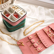 Neu Schmuckreiseetui & Schmucksuitcase für die Reise