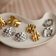 Neu Must-have! Trendige Edelstahl-Ohrringe