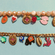 Schmucksets Mix & Match! Schmuckdesigns mit emaillierten Edelstahlanhaengern