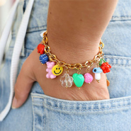 Neu Just in! Acrylperlen als Würfeln und Herzen