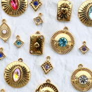 Schmucksets Trendiger Schmuck mit attraktiven Anhaengern aus Edelstahl