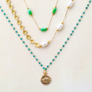 Neu Neu: Jasseron mit eingearbeiteten Perlen