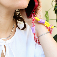 Schmucksets Mix & Match Segeltau-Handykette mit Befestigung