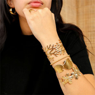 Neu Stylische Armcuffs & Armringe aus Edelstahl