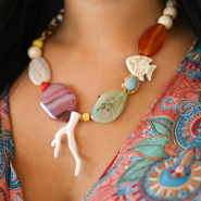 Schmucksets Ausdrucksstarke Natursteinperlen für charaktervolle Schmuckdesigns