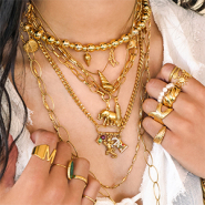 Neu Trendstarke Anhänger aus Edelstahl 