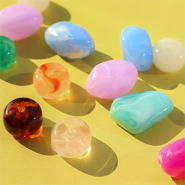Neu Neue Serie farbenfroher Acrylperlen