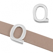 DQ Metall Schieber Buchstabe "Q" &Oslash;10.3x2.3mm Antik silber (nickelfrei)