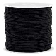Macram&eacute; band 0.8mm Black