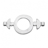 Metall Anh&auml;nger TQ Zwischenst&uuml;ck Ring 30mm Antique silber