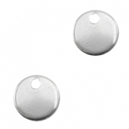 Stainless Steel - Rostfrei Stahl Anh&auml;nger 8mm Silber