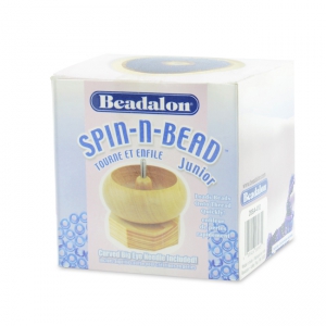 Beadalon Spin-N-Bead Junior Bead Loader Holz
