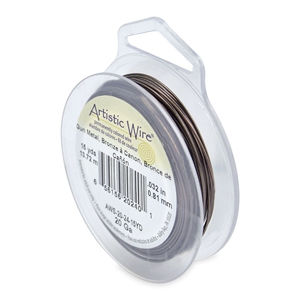 20 Gauge Artistic Wire Antique brass