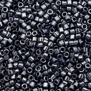 Miyuki Perlen delica's 11/0 Opaque gunmetal grey DB-1