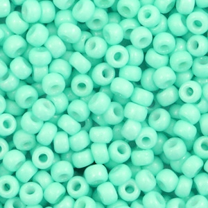 Miyuki Rocailles 8/0 Duracoat opaque catalina green 8-4472