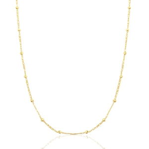 Ketten aus Stainless Steel - Rostfreiem Stahl Kugel Gold