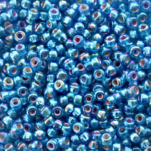 Miyuki Rocailles 11/0 Silverlined AB capri blue 11-1025