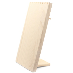 Schmuckdisplay f&uuml;r Kette Natural (nat&uuml;rliche Farbe Holz)