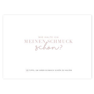 Schmuck Karten Tipps f&uuml;r Schmuck White