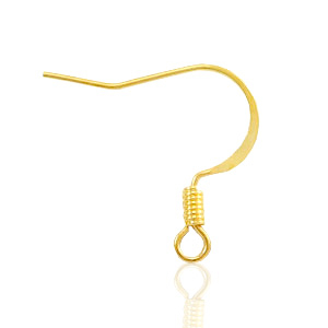 Metall Zubeh&ouml;r TQ Ohrringe / Ohrh&auml;nger Gold