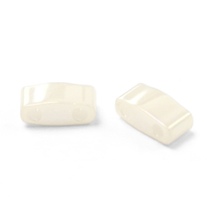 Miyuki Perlen half tila 5x2.3mm Ceylon antique ivory pearl HTL-592