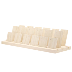 Schmuckdisplay Holz f&uuml;r Ohrringe Natural (nat&uuml;rliche Farbe Holz)