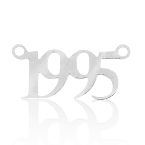 Stainless Steel - Rostfreiem Stahl Anh&auml;nger/Zwischenst&uuml;ck Jahr 1995 Silber