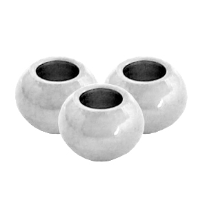 Stainless Steel - Rostfrei Stahl Perlen 4mm Silber