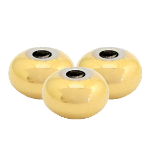 Stainless Steel - Rostfrei Stahl Perlen 4mm Gold