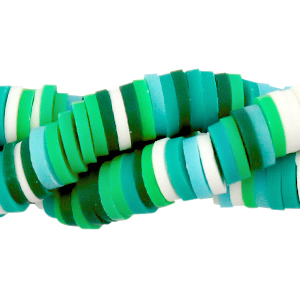 Katsuki Perlen 6mm Green white mix