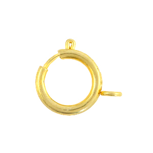Stainless Steel - Rostfrei Stahl Schmuckzubeh&ouml;r Rettungsring Verschluss 12mm Gold