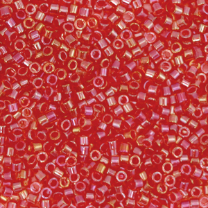 Miyuki Perlen delica's 11/0 Fancy lined scarlet rose DB-2374