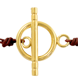 Stainless Steel - Rostfrei Stahl Schmuckzubeh&ouml;r Kapitelverschluss Gold