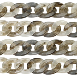 Acrylkette 22mm Grey