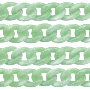 Acrylkette 22mm Green