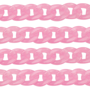 Acrylkette 19mm Pink
