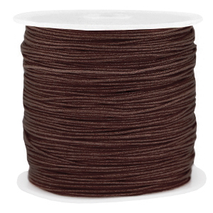 Macram&eacute; Band 0.8mm Chocolate brown