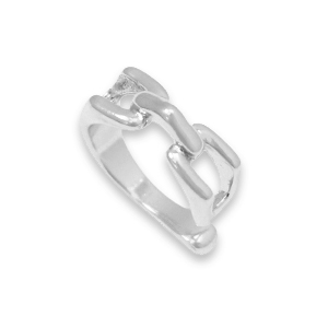 Brass TQ Metall Ear Cuff Silber